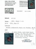 RAYONI <526> 5RP 15II T35 RAUTE VON YVERDON BEFUND