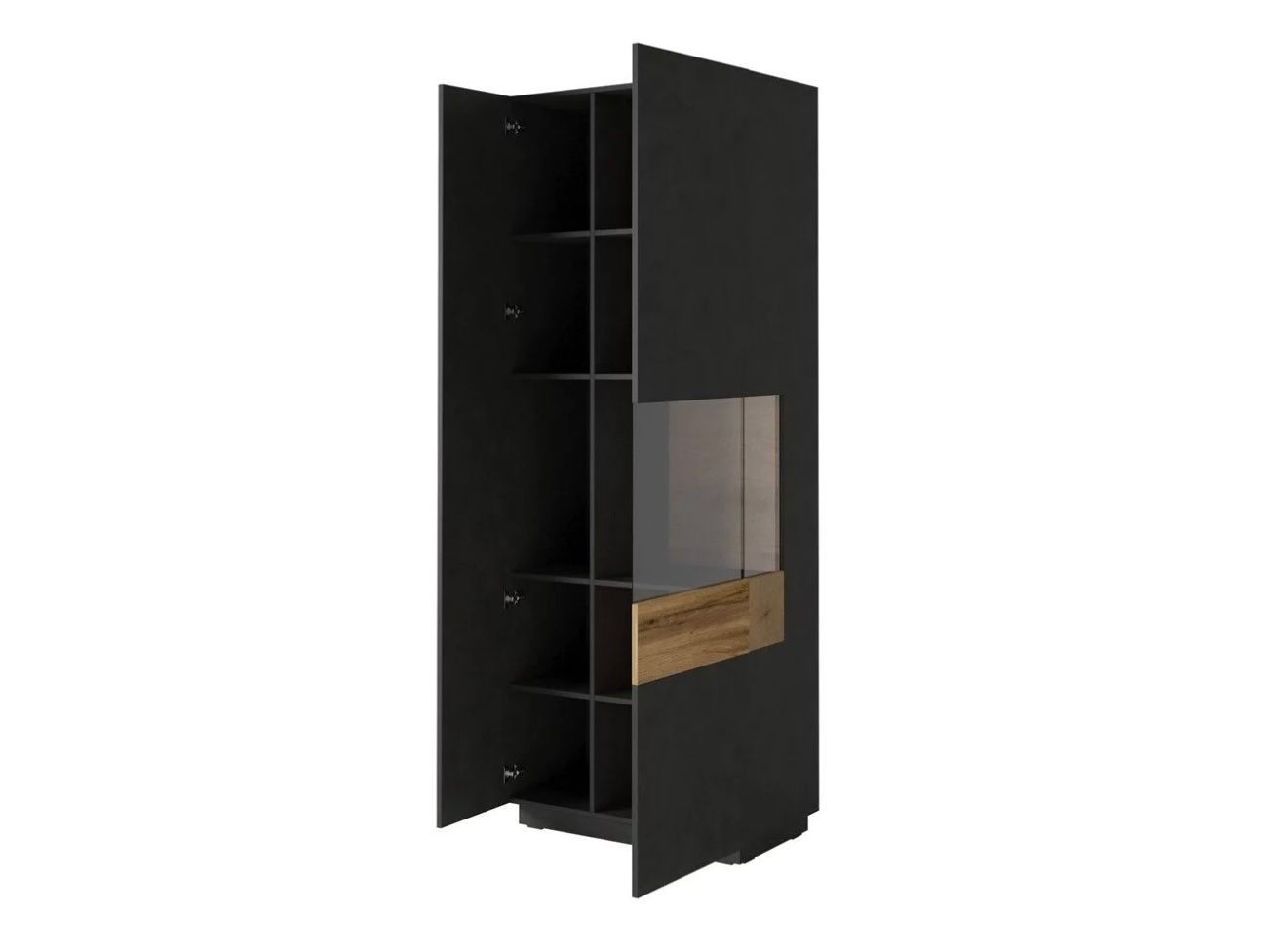 Vetrine: Display (Matera grau + Wotan Eiche) Vitrine – Usato da Aarau venduto da Agp_Thrift44 1