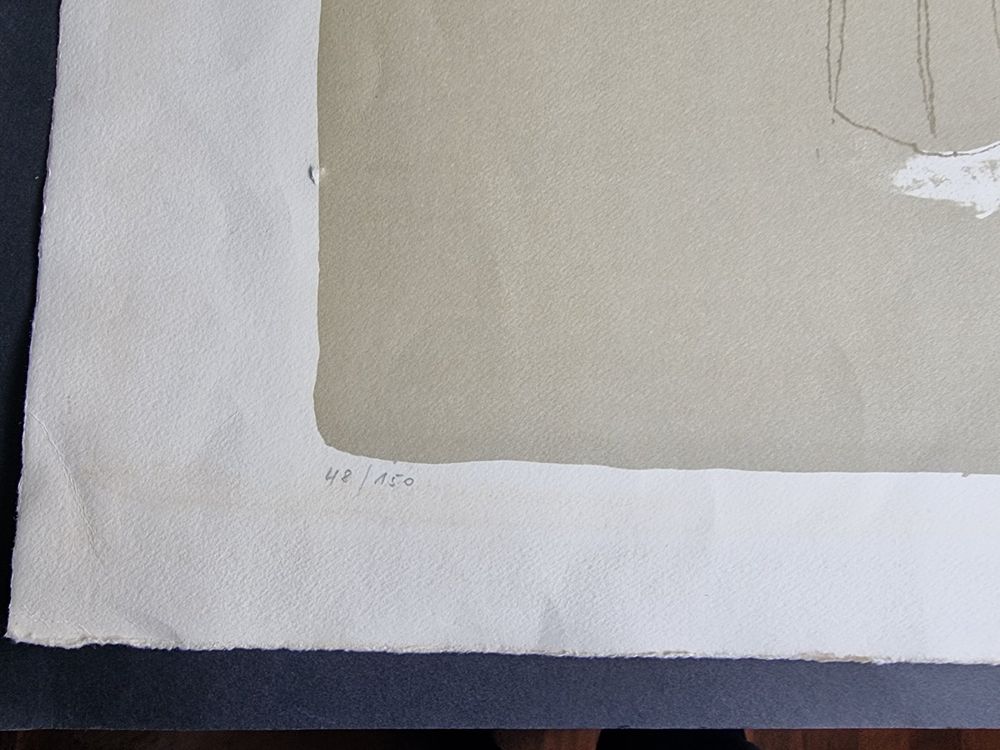 HANS-RUEDI SIEBER GROSSE LITHOGRAPHIE SIGNIERT NUMMERIERT 4