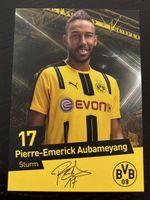 Aubameyang BVB Match Attax Karte Saison 2016/17 Top Zustand