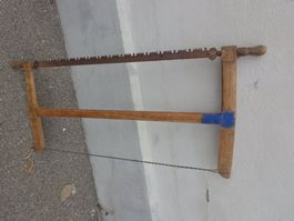 Holzsägen 2 Stück 1.10 x 45 cm + 95 x 38 cm