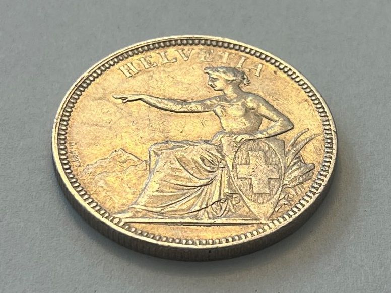 Toutes les monnaies: 5 Franken 1874 B. – D'occasion à Tägerwilen par Beata1sager 6