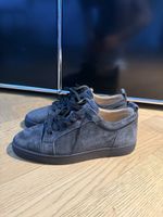 Christian Louboutin Sneaker Schwarz Wildleder – Gr. 40