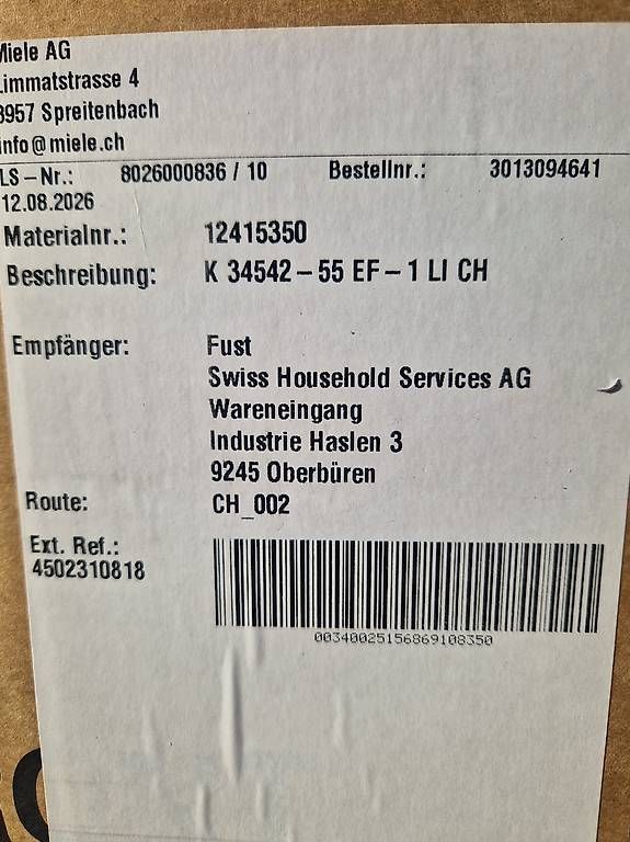 Frigoriferi: Kühlschrank  Miele – Nuovo e nell'imballaggio originale da Neuenegg venduto da bachopa1 4