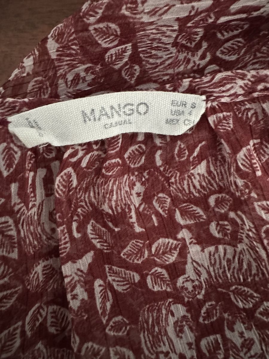 Mango Camicette: Elegante Bluse mit Muster, Grösse S Mango – Usato da Olten venduto da bir_k96n 3