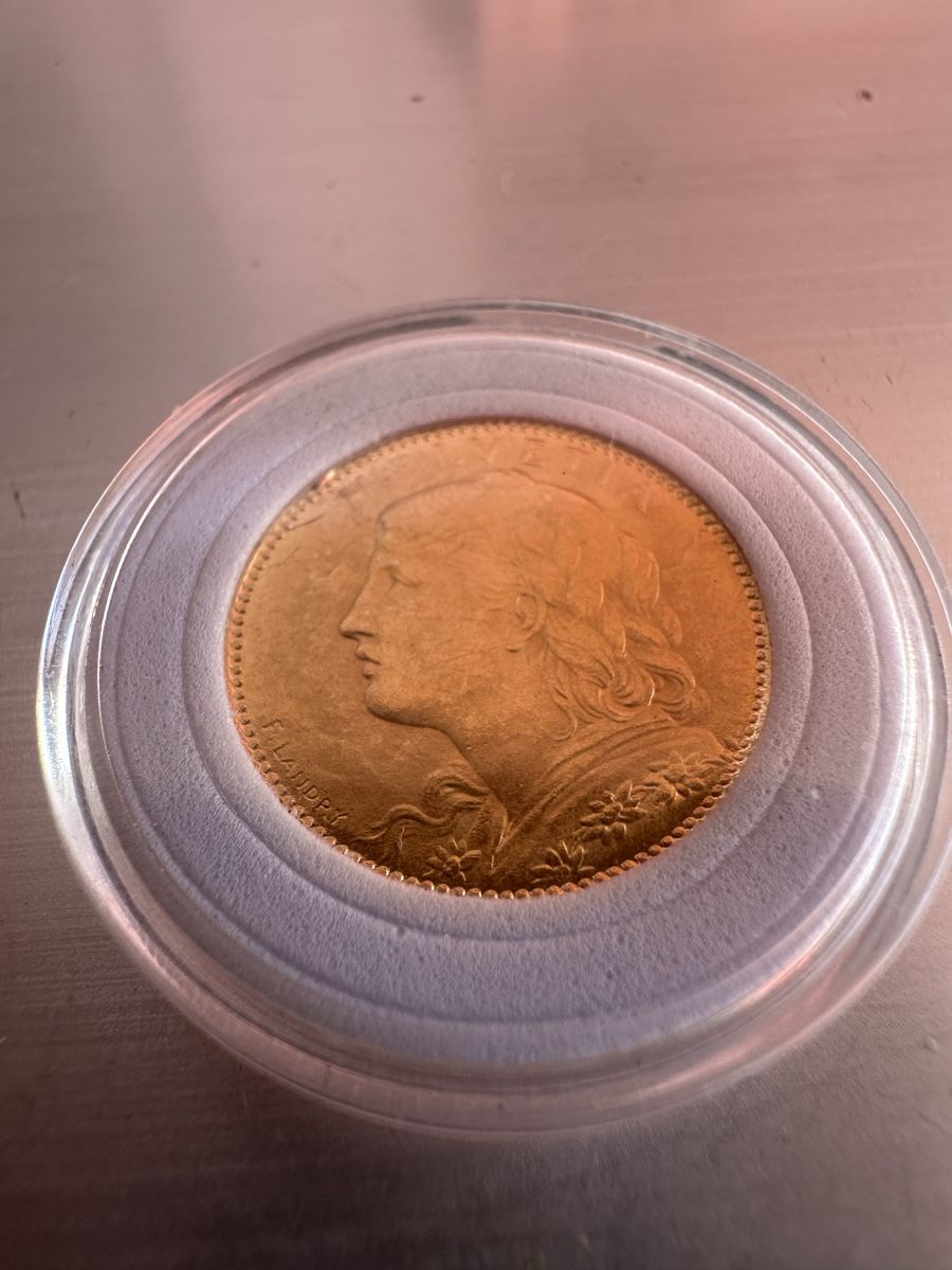 Tutti le monete: Schweizer Goldmünze 10 Franken  – Usato da Glis venduto da bfe_ghf5 3