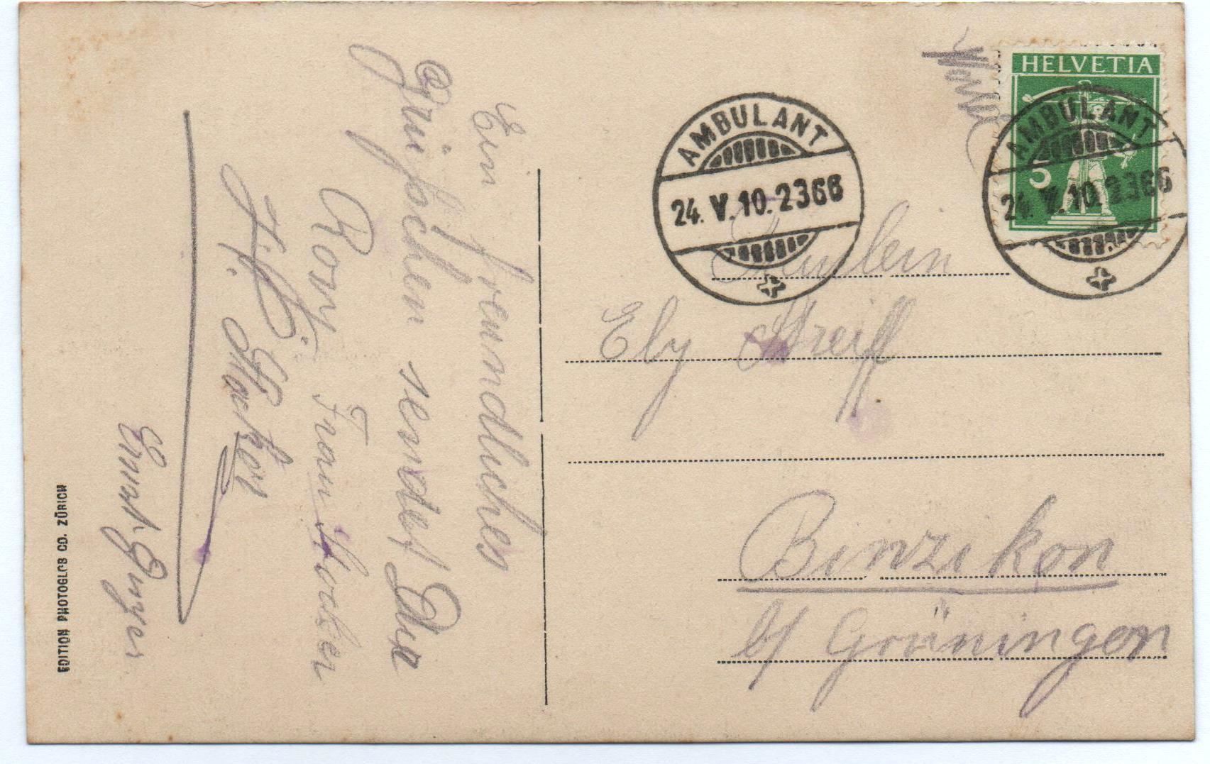 Cartoline postali: WALD Gruss aus der Krinnen – Usato da Jona venduto da philajona 1