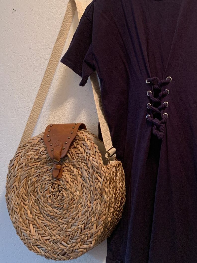Taschen für Damen: grosse Tasche Seegras – Neu (gemäss Beschreibung) aus St. Gallen von Miousch 5