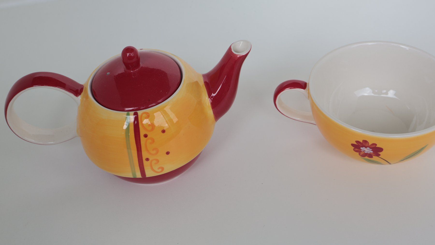 Teiere: Süsser Tee Krug mit Tasse – Nuovo (secondo la descrizione) da Willisau venduto da flabastian 6