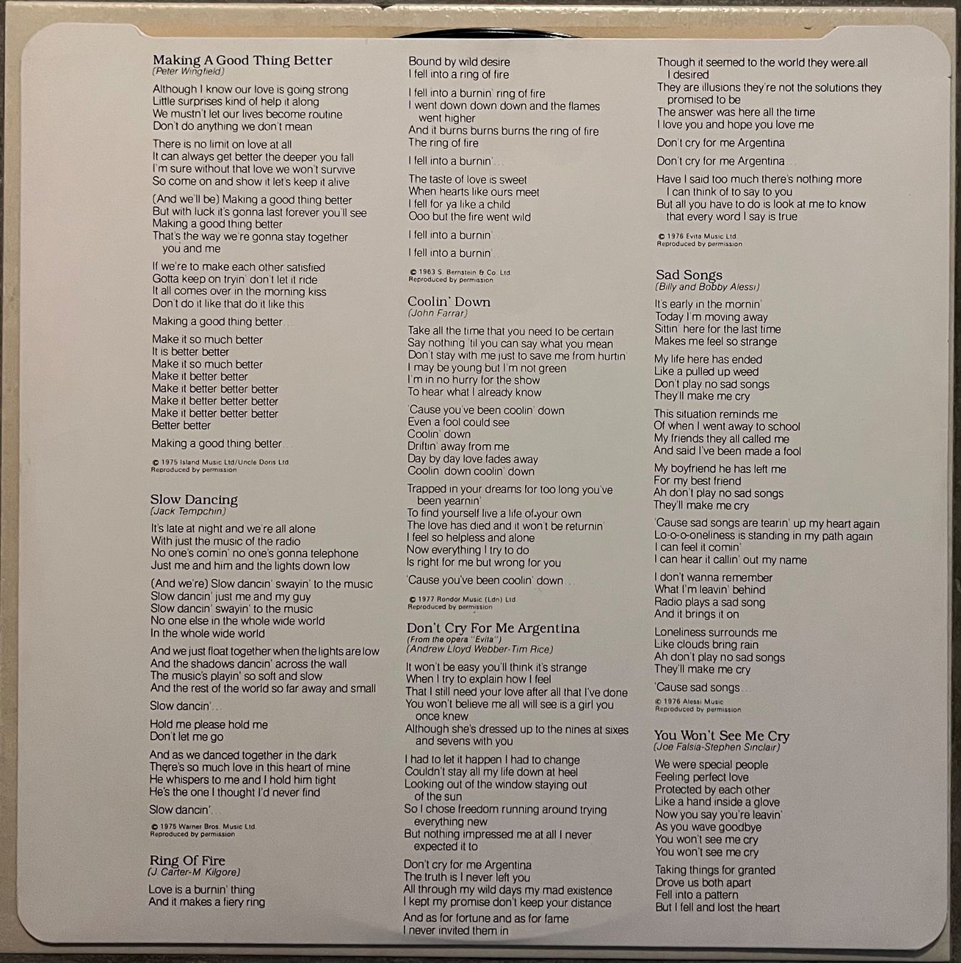 Schallplatten: OLIVIA NEWTON JOHN - MAKING A GOOD THING BETTER - 33 Tours – Gebraucht aus Bussigny von vinyl-pas-cher 5