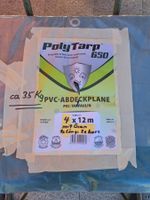 PolyTarp Blache 4x12m PVC Abdeckplane neu grün