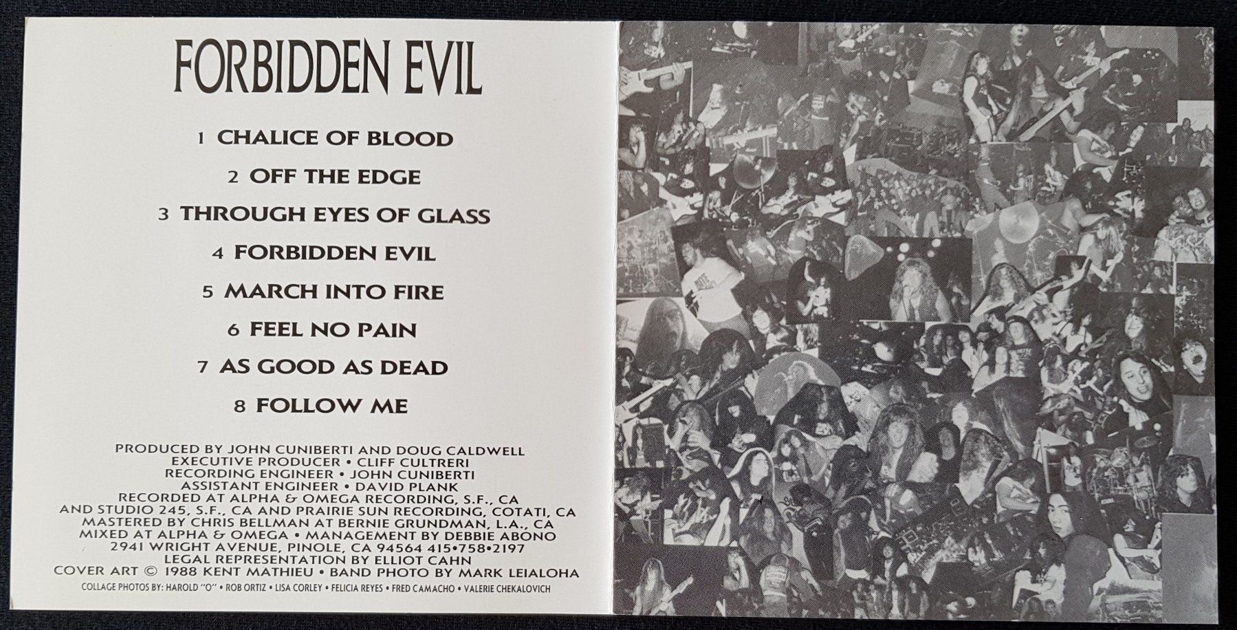 CD: Forbidden – Forbidden Evil - CD - 1989 - First Press – Usato da Uster venduto da Zardodel 5