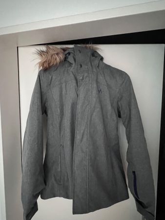 Veste de ski avec capuche à moumoute