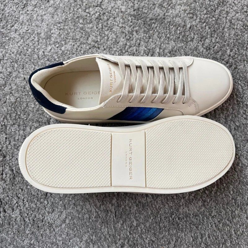 Kurt Geiger Herrenschuhe: Baskets Kurt Geiger à rayures bleues - Taille 43 – Neu und originalverpackt aus Préverenges von DB1028 3