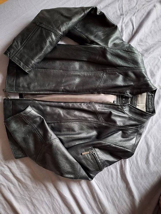 Giacche: Damen Lederjacke schwarz Gr. 36 – Usato da Münchenstein venduto da cgm