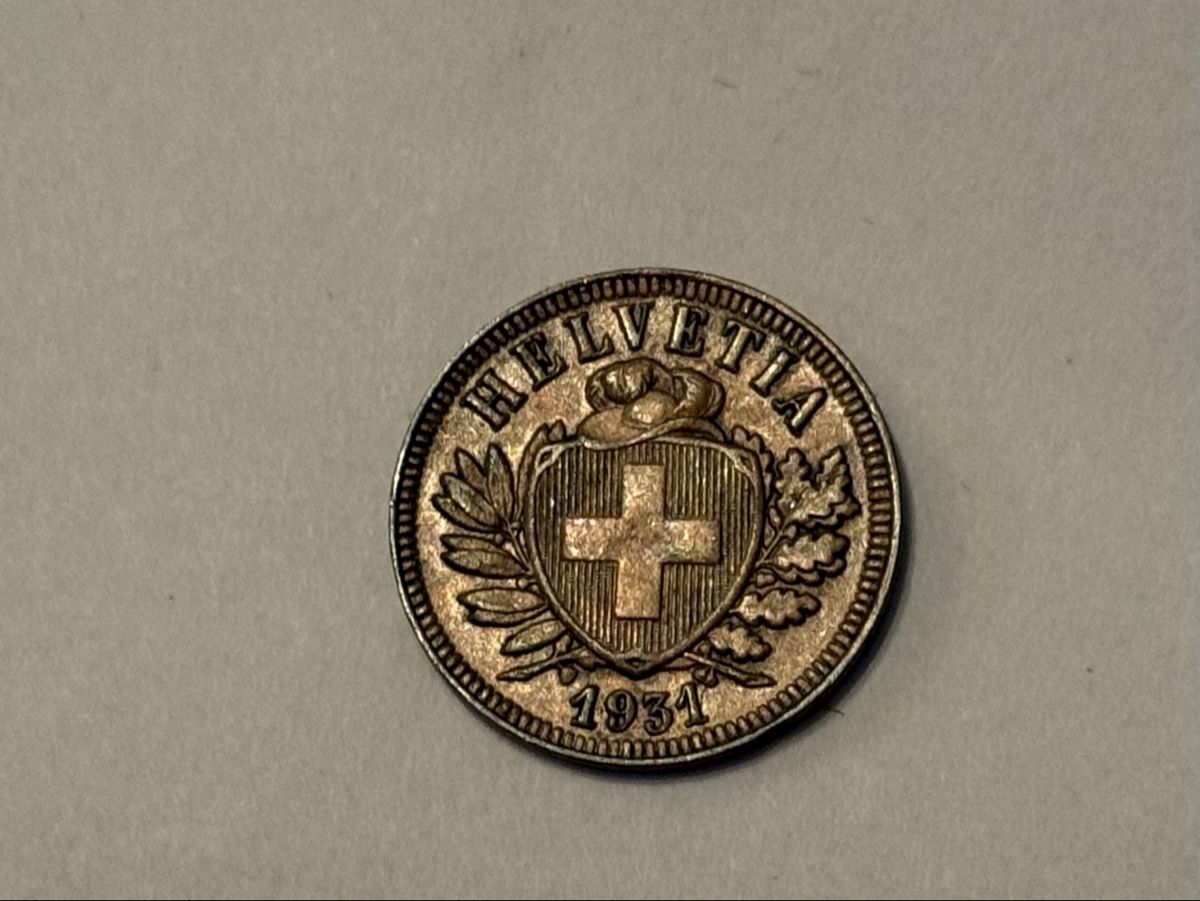 Tutti le monete: Schweiz 2 Rappen 1931 – Usato da Zürich venduto da daki81