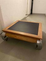 Moderner massiver Couchtisch Salontisch Mangoholz