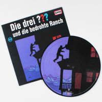 LP - PICTURE DISC Die Drei ??? Und die bedrohte Ranch - NEU