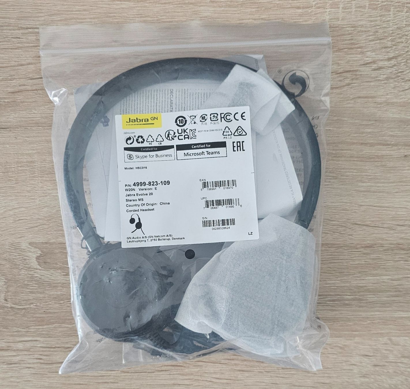 Jabra Cuffie: Jabra Evolve 20 Headset - Top Zustand! – Nuovo e nell'imballaggio originale da Fislisbach venduto da tma_h6fr