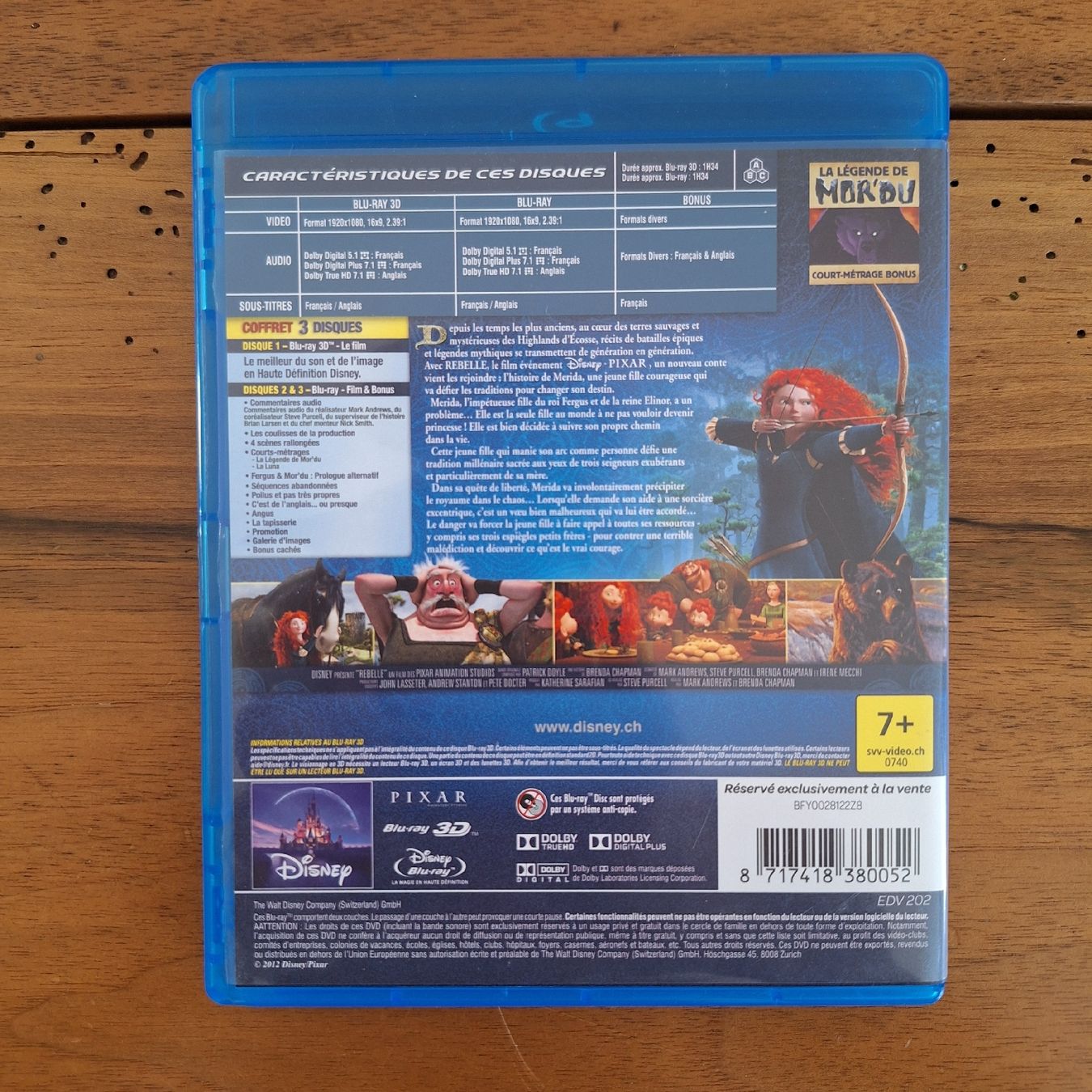 Alle DVDs: Rebelle - Bluray 3D – Gebraucht aus Porrentruy von Ikoss 1