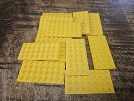 lego 3035 lot de 12 pièces Yellow Plate 4 x 8
