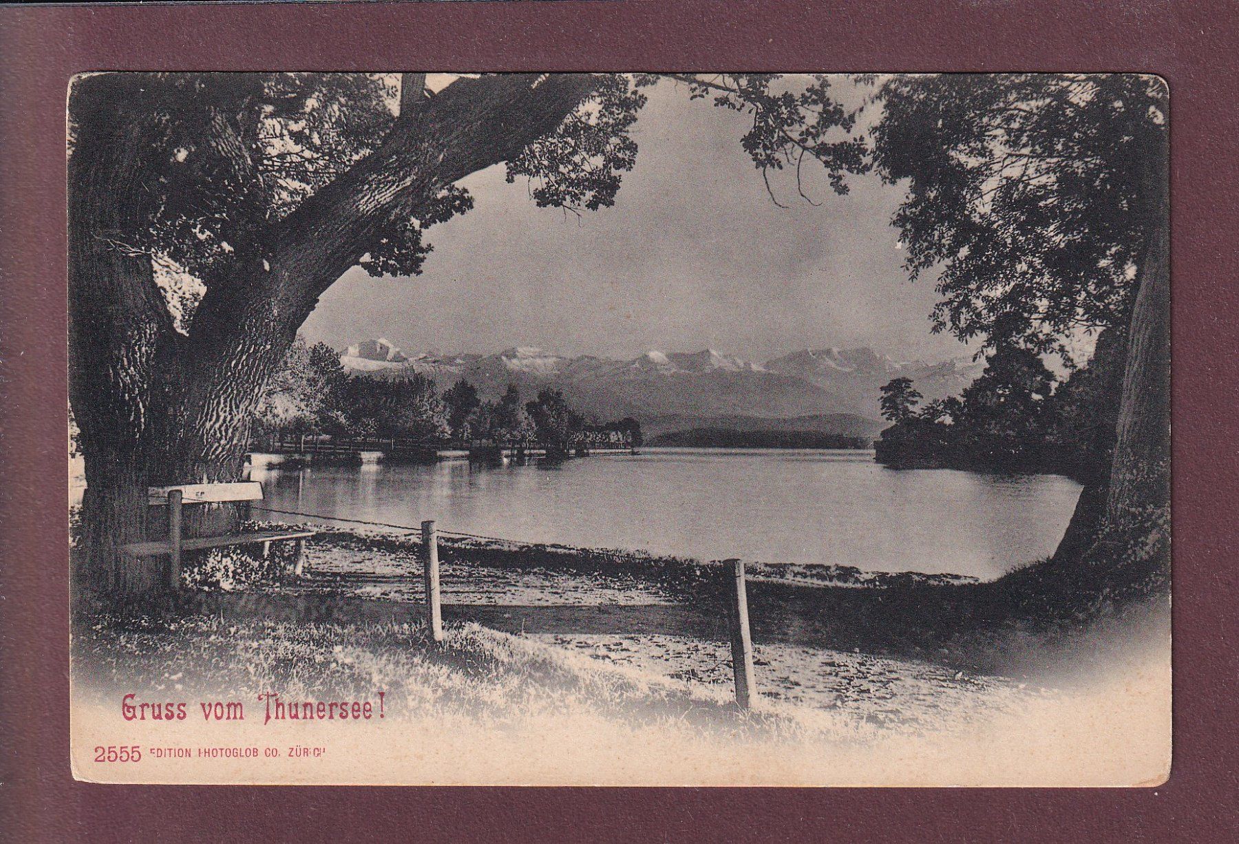 Ansichtskarten: Gruss vom THUNERSEE – Gebraucht aus Pully von nicecards