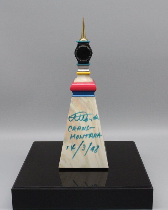 Swatch Orologi: Swatch - Nicolas Hayek Handsigniert Alessandro Mendini – Usato da Bruettisellen venduto da Collector_Store
