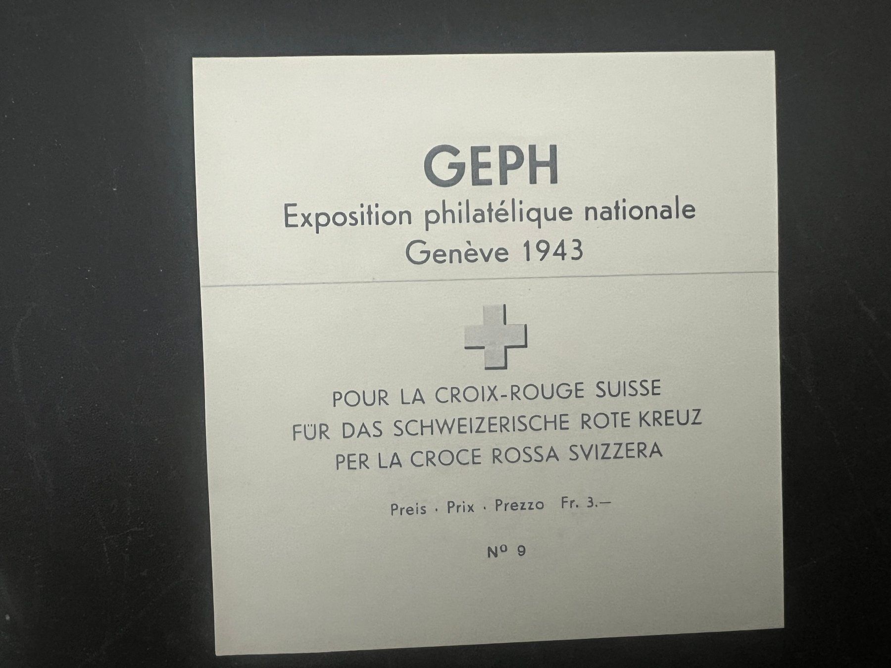 Alle Briefmarken: 1943 Genferblock gest.  (A618) – Gebraucht aus Hinwil von Sidi4 1