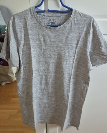 Jack & Jones T-Shirt grau meliert M
