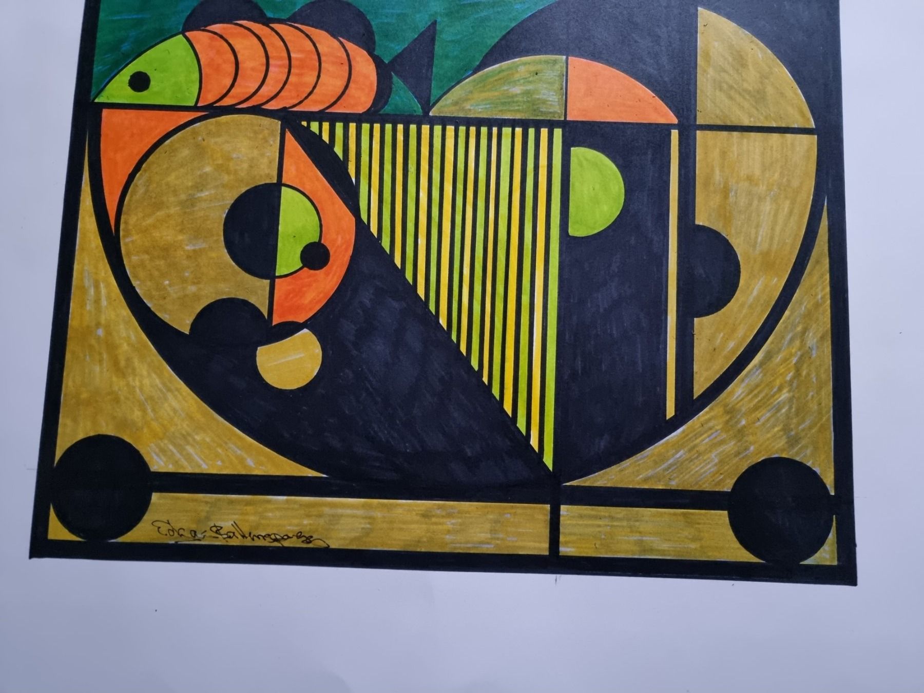 Posters & Illustrations: EDGAR BALTENSPERGER ORIGINAL MISCHTECHNIK SIGNIERT – D'occasion à Gersau par grafik-kunst 6