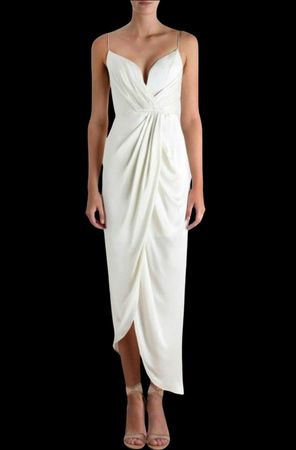 Zimmerman 100% Sueded Silk Plunge Dress, Size 1