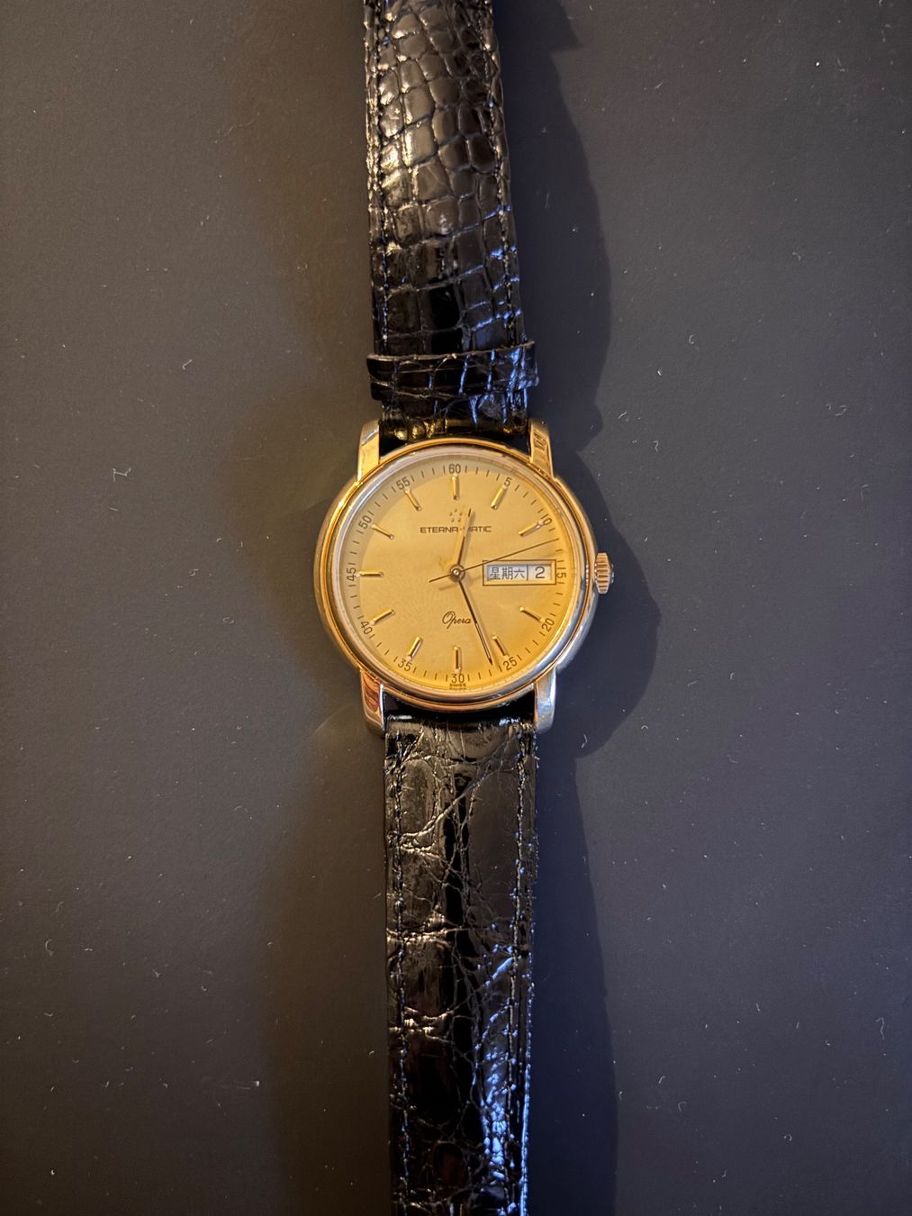 Eterna Orologi: Eterna Matic—Opéra – Usato da La Tour-de-Peilz venduto da Titougdn