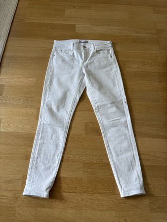 Weiße Zara Hose slim 36