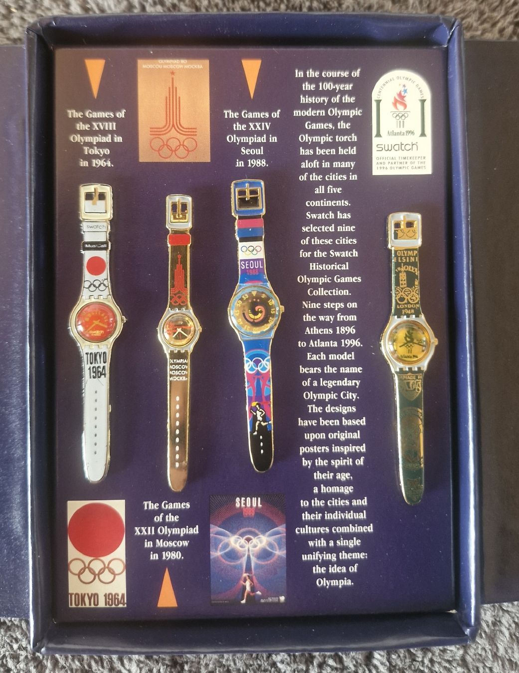 Plaketten & Abzeichen: Swatch Olympic Games Collection, Limited Edition! – Gebraucht aus Grenchen von 170 4