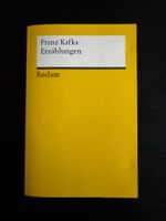 Franz Kafka Erzählungen (siehe Rückseite des Buches)