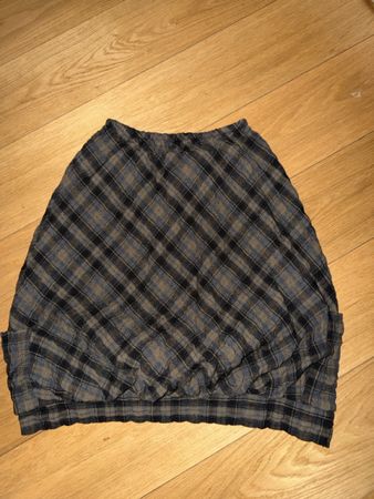 Jupe Les Soeurs et Moi à carreaux gris taille T1