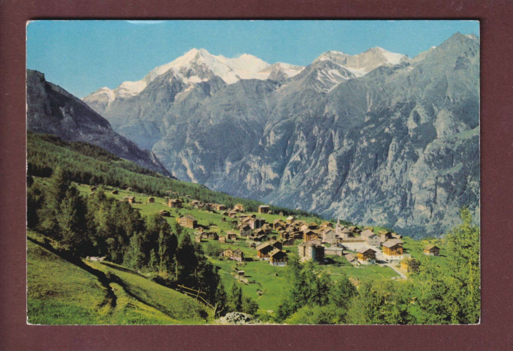 Cartoline postali: GRÄCHEN – Usato da Pully venduto da nicecards
