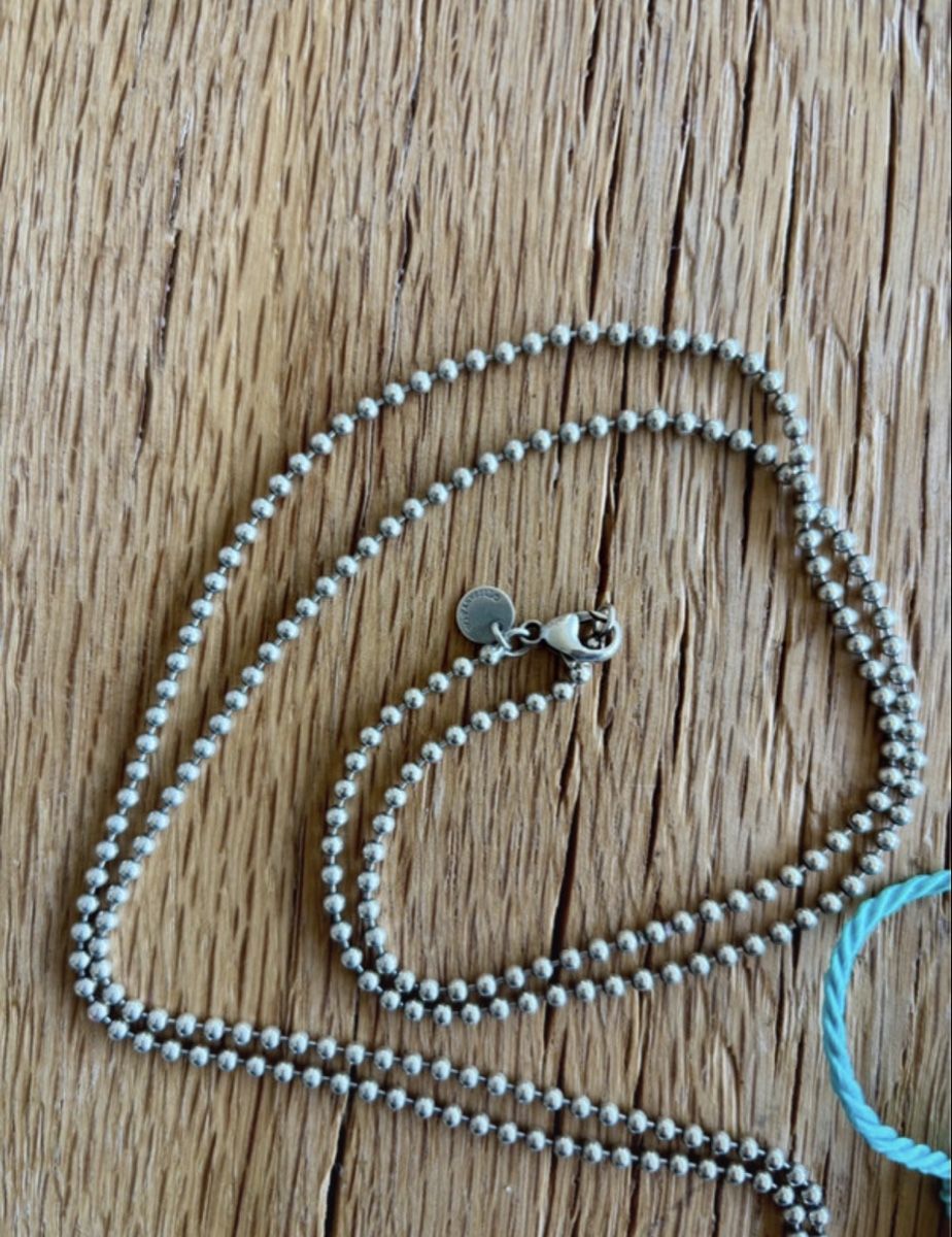 Tiffany & Co. Catenine: Tiffany & Co Kugelkette (lang oder doppelt tragbar) – Usato da Dietikon venduto da mk.famous 2