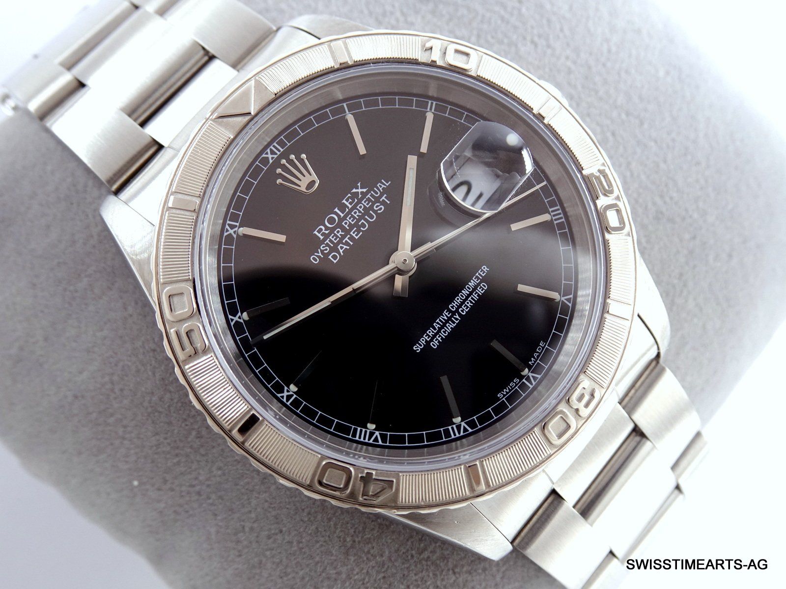 Rolex Orologi: ROLEX TURN-O-GRAPH 16264 CHRONOMETER 2005 AUTOMATIK 36MM – Usato da Zürich venduto da SWISSTIMEARTS-AG
