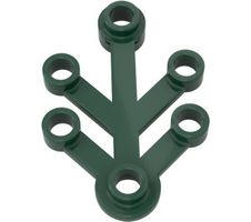 LEGO Pflanze Blätter Dark Green 4 x 3 (2423)