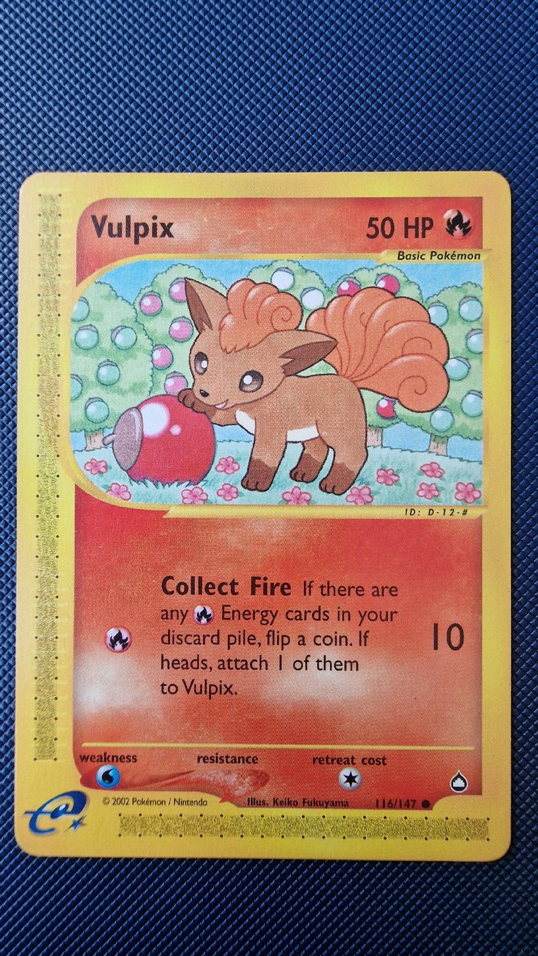 Pokémon Sammelbilder & Trading cards: Vulpix #116 – Pokémon Aquapolis  – Gebraucht aus Veytaux von PocketMonster