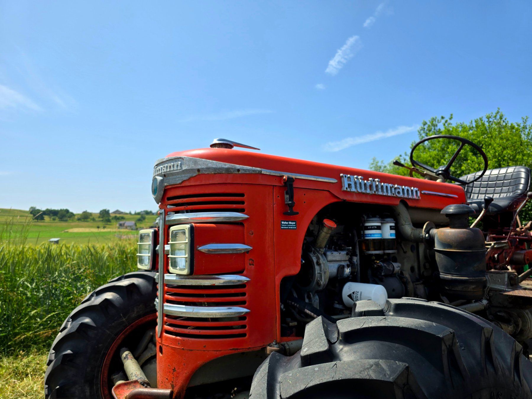 Hürlimann Trattori: Hürlimann D95 // Allrad – Usato da Reinach AG venduto da Seeblick.24 6