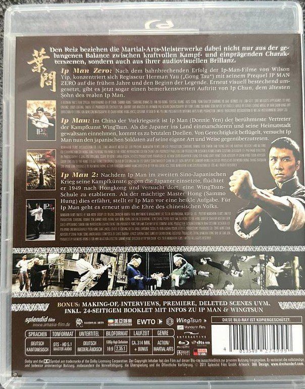 Tutti i DVDs: Ip Man Trilogy Blu-ray Special Edition – Usato da Beringen venduto da Mantafisch1 1
