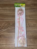 2er Set Blumenstecker Hasen Holz/Glitter - NEU & OVP!