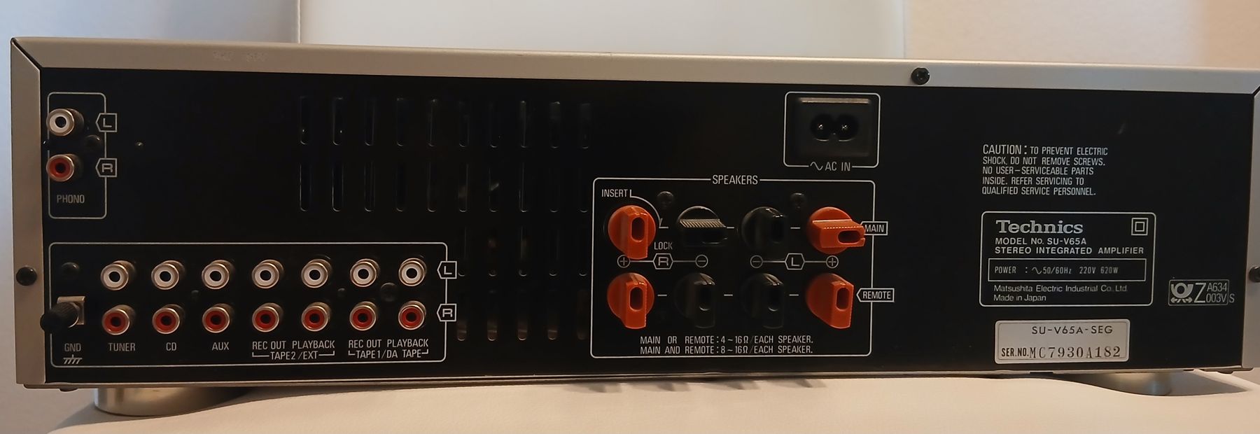 Technics Amplificatori: High-end Technics SU-V60A Stereo Integrated Class AA Amplifi – Usato da Watt venduto da Tomaf 1