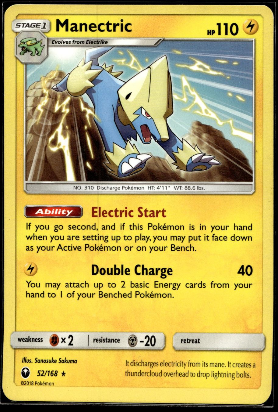 Pokémon Carte collezionabili: Manectric (CES EN 52/168) – Usato da Affoltern am Albis venduto da Chiesa_5
