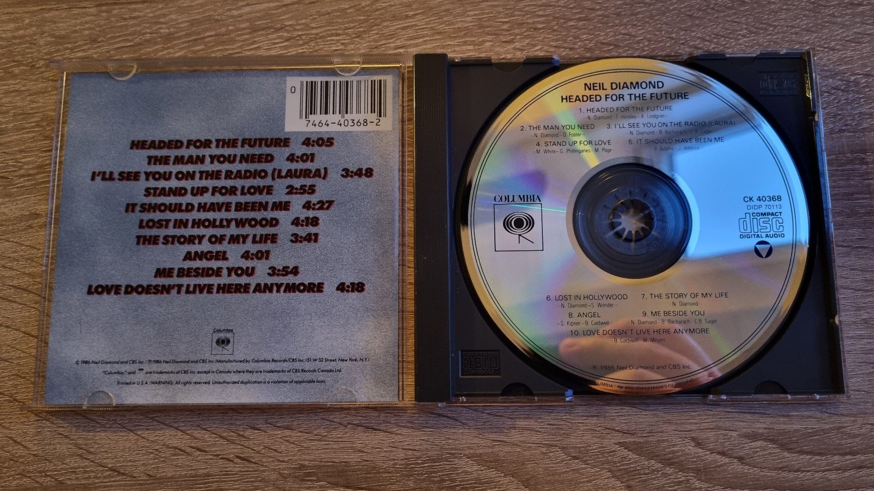 CDs: Neil Diamond - Headed for the Future – D'occasion à Hagenbuch ZH par lecterr55 1