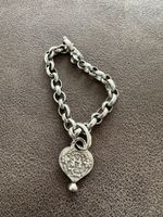 Armband „EnSoie“ 925 Sterling Silber mit Herz Anhänger