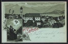 Mondschein-Lithographie Sachseln, Nicola