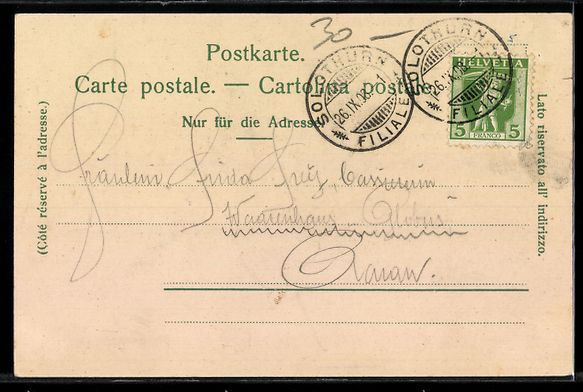 Cartes postales: AK Solothurn, Landhausquai, 1908 – D'occasion à Berlin par bartko-reher 1